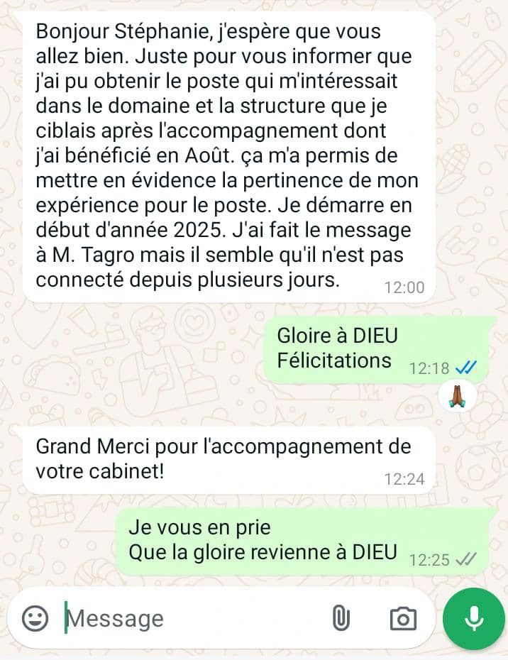 Témoignage de Client Satisfait