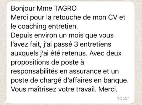 Témoignage de Candidat