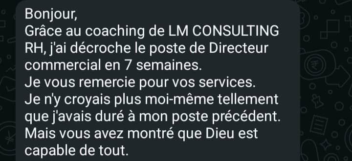 Témoignage de Client